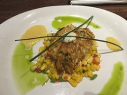 Crab Cakes Lunch