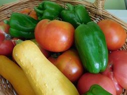 fresh vegetables in a bowl