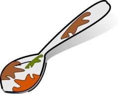 Picture of dirty spoon