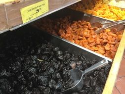 dried fruit on the market