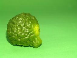 bergamot is a green tropical fruit