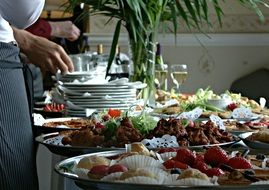 holiday food on the table