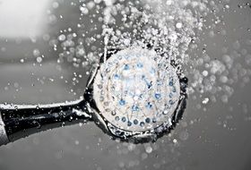 Shower Head with Water