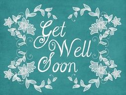 Get Well Soon Greeting Card drawing