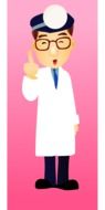 Asian Children Doctor drawing