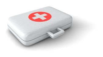 white doctor's suitcase