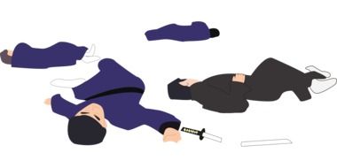 clipart of people fainted