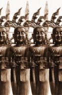 many indian buddha