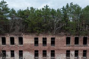 top view of an unfinished house