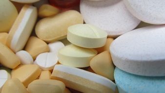 Closeup picture of Pills and Drugs