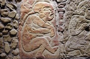 Mexico Anthropological Museum statue