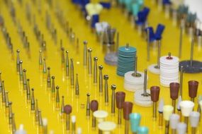 closeup picture of the Dental Instruments
