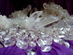 semi precious rock crystals