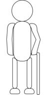 disabled stickman