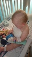 little baby in the hospital