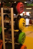 Workout in the gym