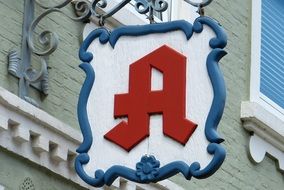 Shield Old Rustic sign