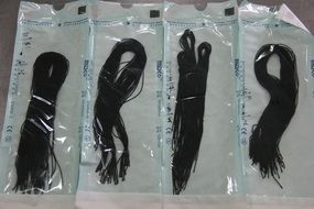 black shoelaces