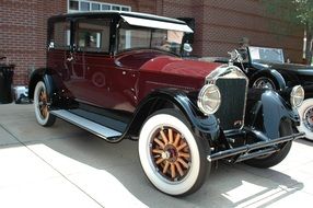 restored vintage car
