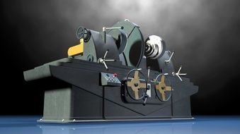 computer image of a lathe
