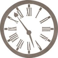 old Clock drawing