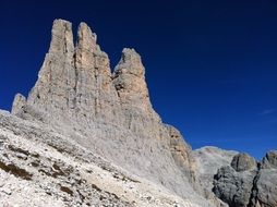 grey Mountain Landscape