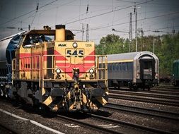 Locomotive Train 545