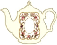 pattern of teapot for scrapbooking