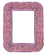 pink decorative photo frame