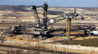 giant equipment for coal mining