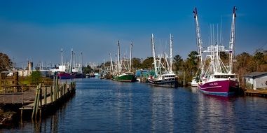 yachts in the port of Alabama