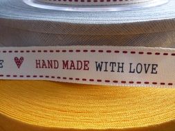 inscription on the tape