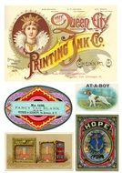 collection of various labels