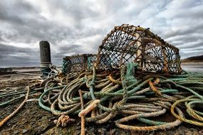 metal net for catching of crabs