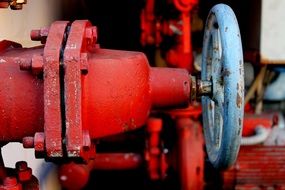 Red and blue valve of Pump