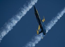 aerobatic of fighter