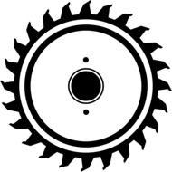 Saw Blade Circular Saw drawing