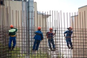 steelworkers on metal construction