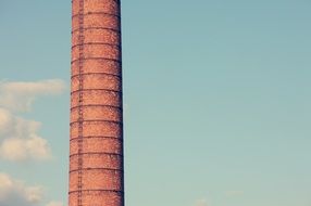 brick chimney of an industrial enterprise