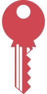 Icon Key as a drawing