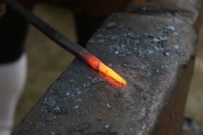 The Heat Of The Red-Hot Anvil Metal