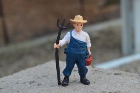 little farmer toy figure