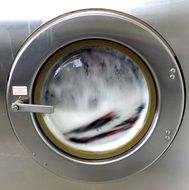 soap in the washing machine