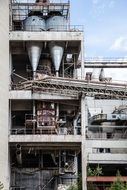 photo of an old industrial factory