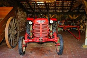 Tractors on the farm