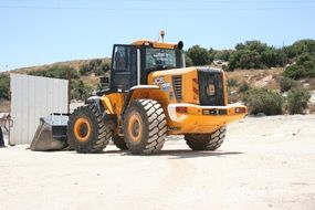 tractor for excavations