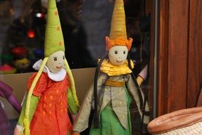 two dolls as antiques
