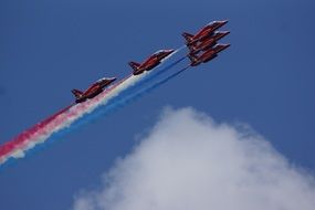 Colorful planes in air