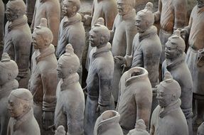 Terracotta Army in mausoleum of the First Qin Emperor