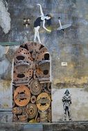 gears and cogs on the wall